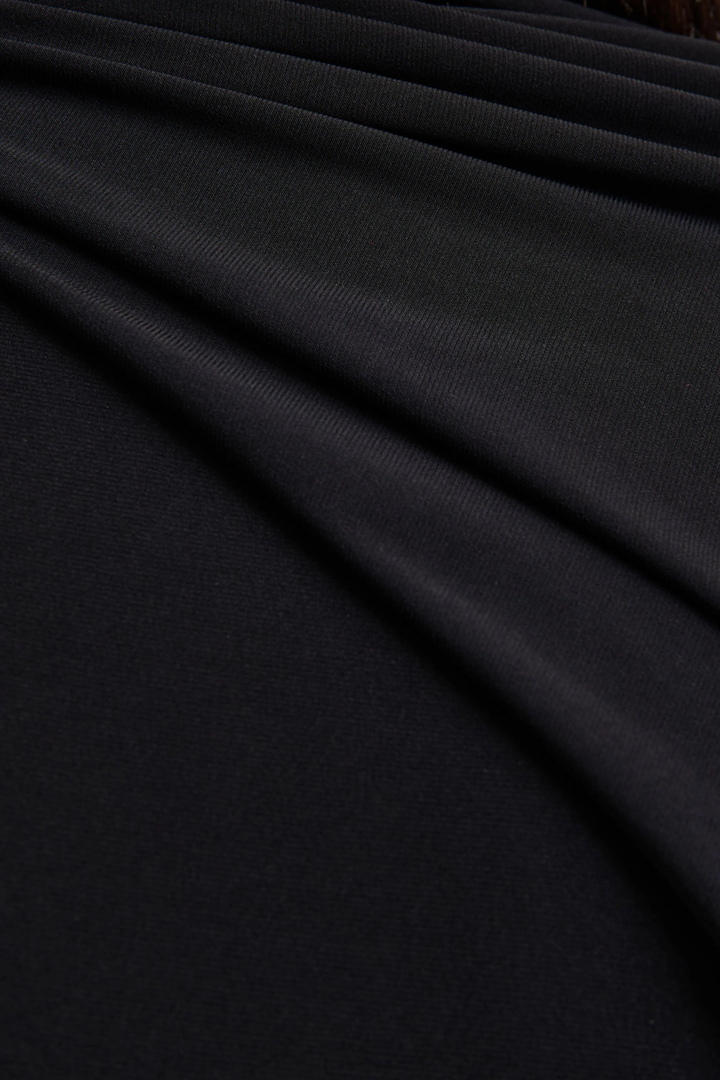 Seema | Black High-Neck Jumpsuit With Cape - Image 6