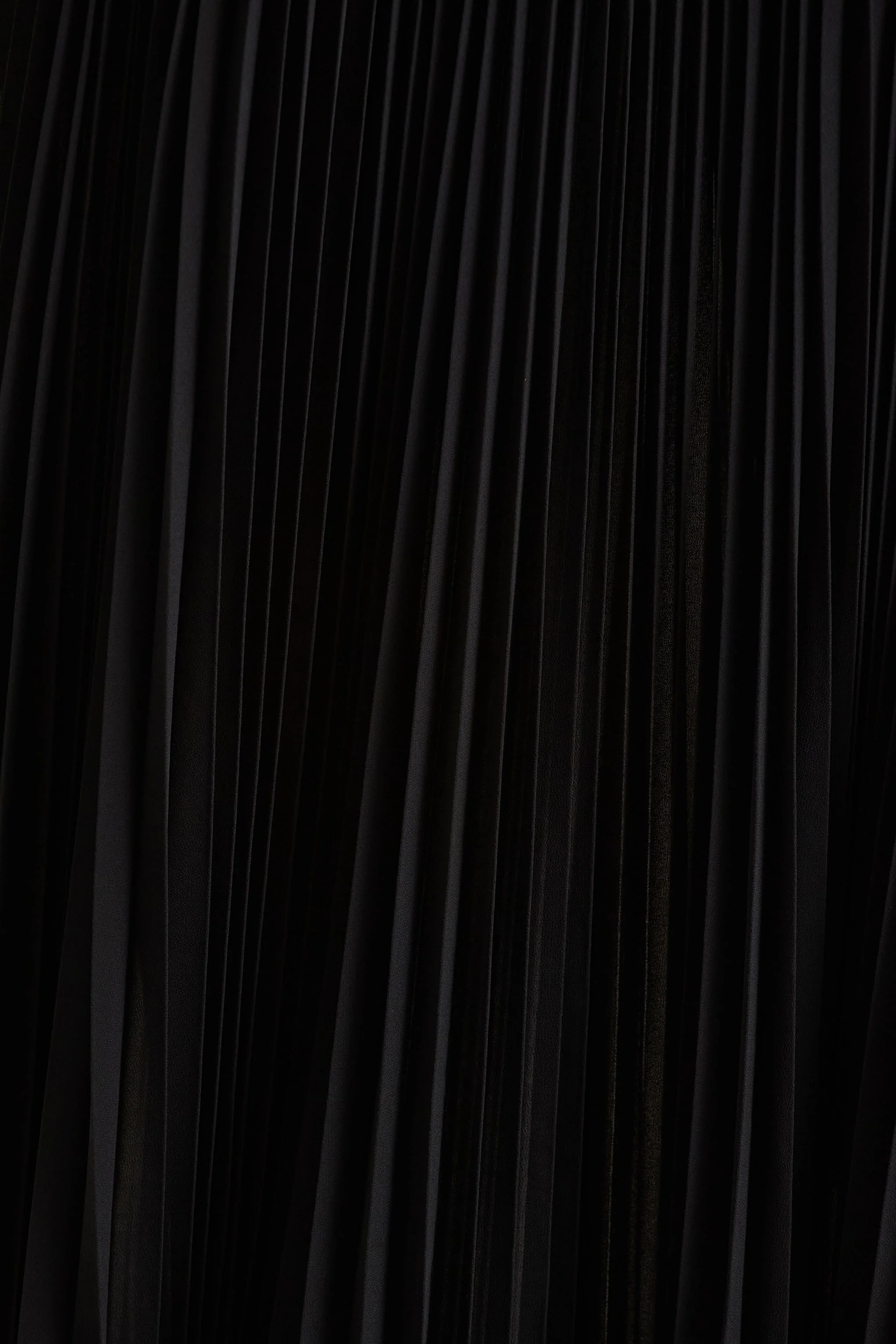 Yanira | Black Crepe And Georgette Boat-Neck Maxi Dress With Drop Waist - Image 6